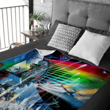 Interestellar Show Pink Floyd Colorful Velveteen Plush Blanket