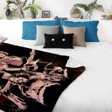 Pink Floyd The Legend Of Rock Velveteen Plush Blanket