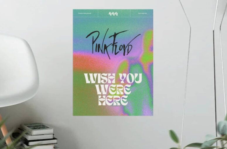 Pink Floyd Poster - Wish You Were Here 444 Retro