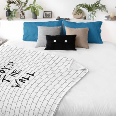 Pink Floyd The Wall background Velveteen Plush Blanket