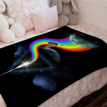 The Endless River Dark side of the moon Pink Floyd Velveteen Plush Blanket