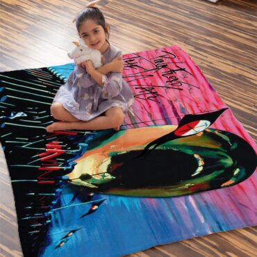 The Wall Hammers and Scream Pink Floyd Velveteen Plush Blanket