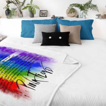 Wish You were here lyric Art Pink Floyd Velveteen Plush Blanket