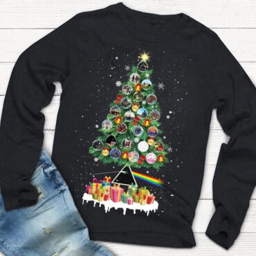 Pink Floyd Dark Side Of The Moon Christmas Ornament Shirt