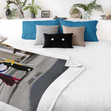 superman vs batman Wish You Were Here Pink Floyd Velveteen Plush Blanket