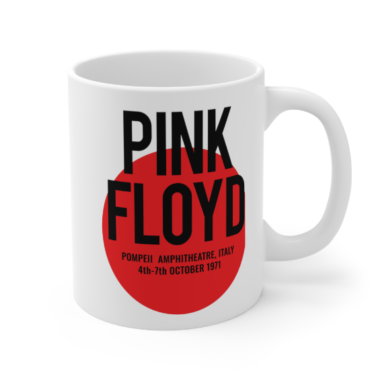 Pink Floyd Live at Pompeii White Mug