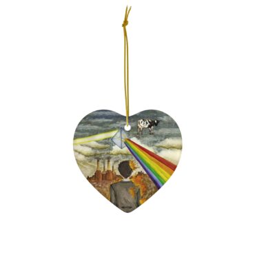 Dark Side Of The Moon WYWH - Pink Floyd Ceramic Ornament