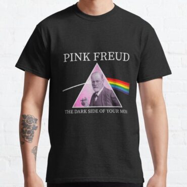 Psychology Freud Pink Dark Side of the Mom Freudian Pink Floyd Shirt