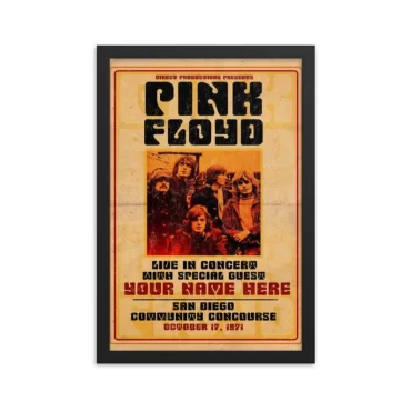 Pink Floyd Poster - Your Name Here