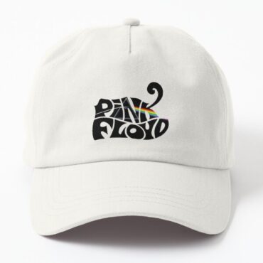Pink Floyd Logo Black Lettering Baseball Cap