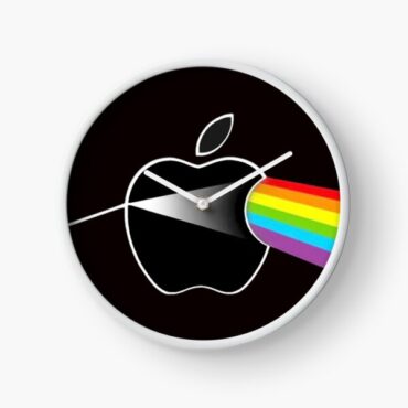 Pink Floyd Frame Clock - The Dark Side Of The Apple