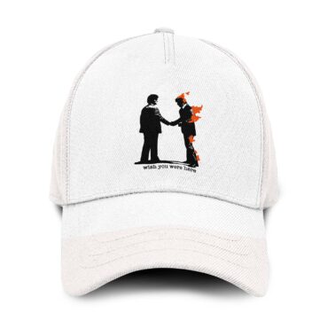 Wish You Were Here Handshake Pink Floyd Baseball Cap