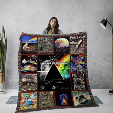 Dark Side Of The Moon Pink Floyd Band's Signature - Pink Floyd Quilt