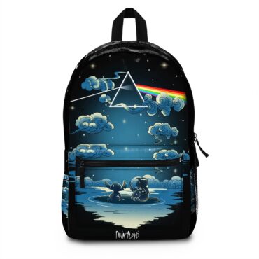 Lilo And Stitch Starry Sky Dark Side Of The Moon Pink Floyd School Bag