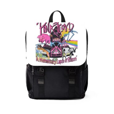 1987 Pink Floyd A Momentary Lapse Of Reason Black Shoulder Backpack