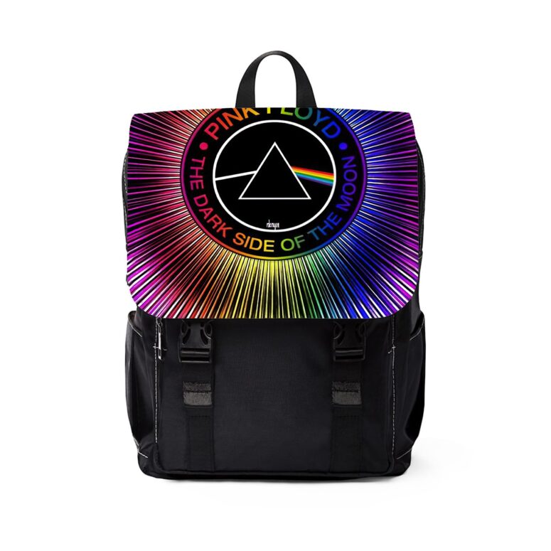 Dark Side Of The Moon RGB  Pink Floyd Black Shoulder Backpack