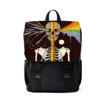 Dark Side of Existence  Pink Floyd Black Shoulder Backpack