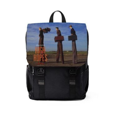 High Hopes with Keep Talking Pink Floyd Black Shoulder Backpack