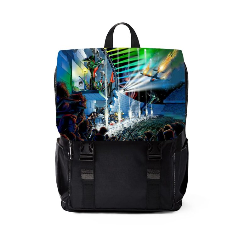 Interestellar Show Pink Floyd Colorful Black Shoulder Backpack