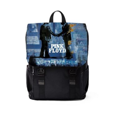 Pink Floyd Wish You Were Here Trippy Black Shoulder Backpack