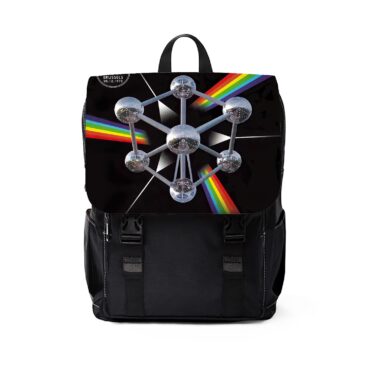 Pink Floyd Live In Brussels Black Shoulder Backpack