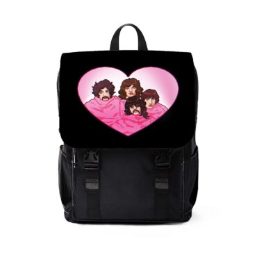 Pink Floyd Oh By The Way Which One is Pink Black Shoulder Backpack