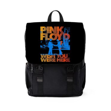 Pink Floyd Wish You Were Here Digital Art Black Shoulder Backpack