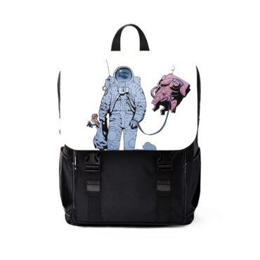 Pink Floyd Wish You Were Here Pig Astronaut Black Shoulder Backpack