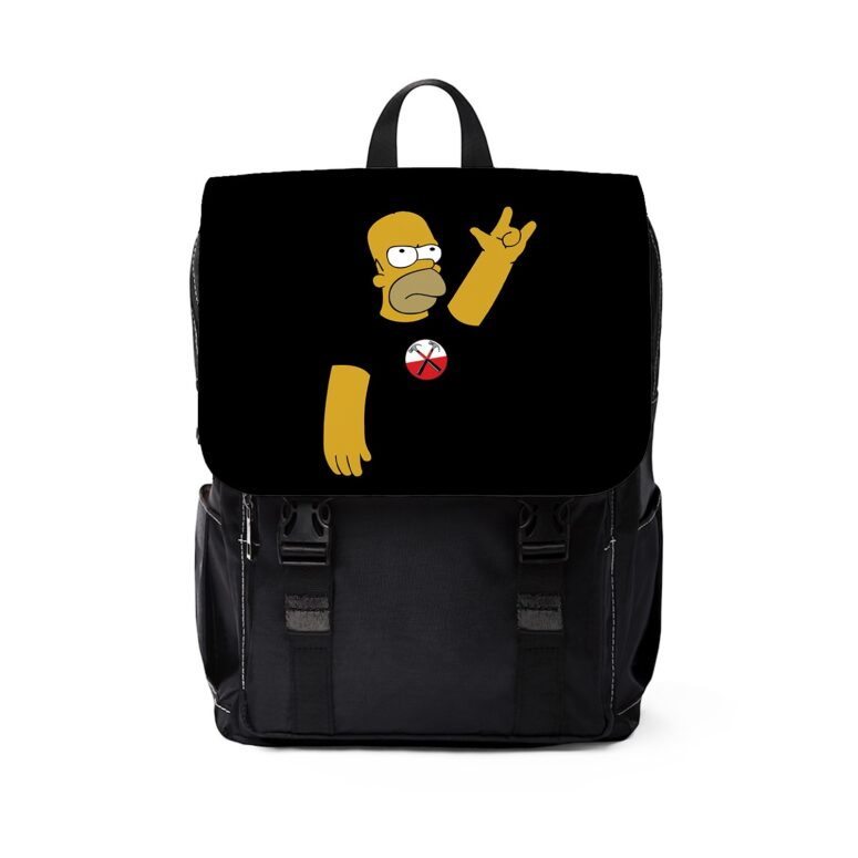 Simpson x The Wall  Pink Floyd Black Shoulder Backpack