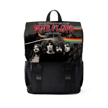 The Dark Side Of The Moon 45th Anniversary  Pink Floyd Black Shoulder Backpack