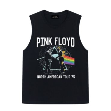 Pink Floyd Pyramid Rainbow Vintage North American Tour 75 Shirt