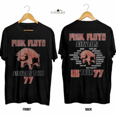 Pink Floyd Vintage Animals US Tour 77 Pig Can Fly Shirt