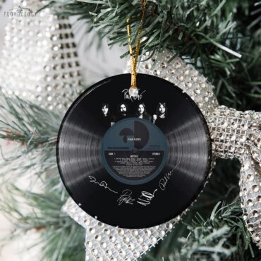 Meddle One Of These Days Pink Floyd Vinyl Disk Ceramic Ornament