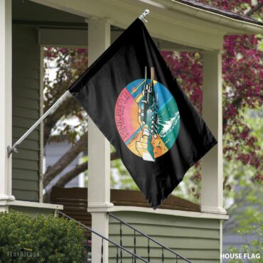 Wish You Were Here Pink Floyd Vertical House Flag
