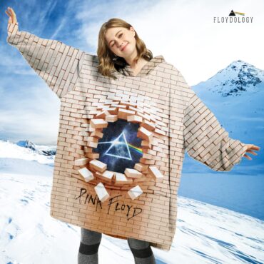 3D DSOTM Break The Wall Oodie Hoodie -  Pink Floyd Oversized Hoodie Blanket
