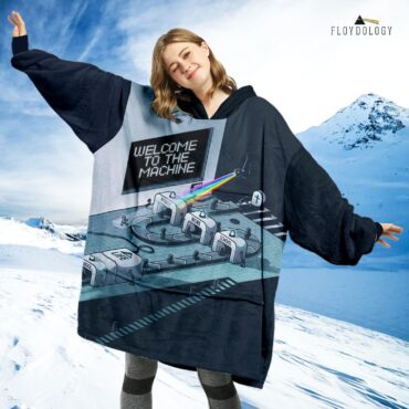 Welcome To The Machine Oodie Hoodie -  Pink Floyd Oversized Hoodie Blanket