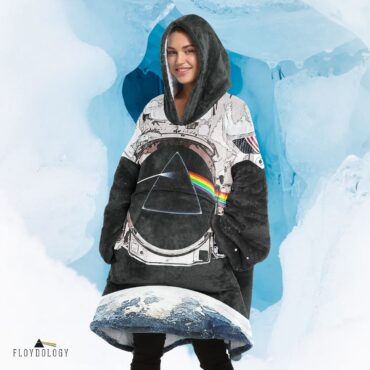 Dark Side Of The Moon Astronaut Oodie Hoodie -  Pink Floyd Oversized Hoodie Blanket