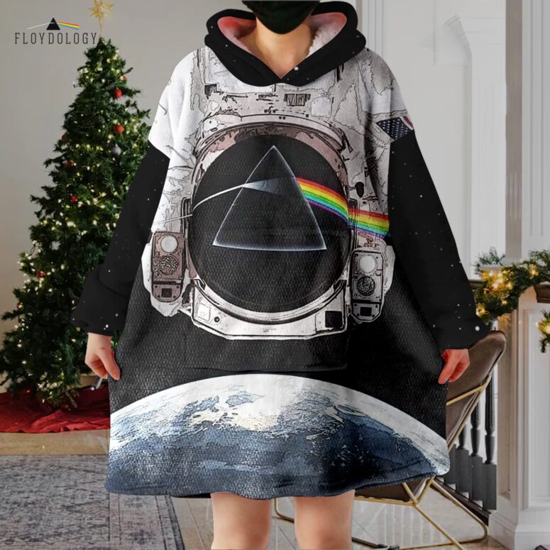 Dark Side Of The Moon Astronaut Oodie Hoodie - Pink Floyd Oversized ...