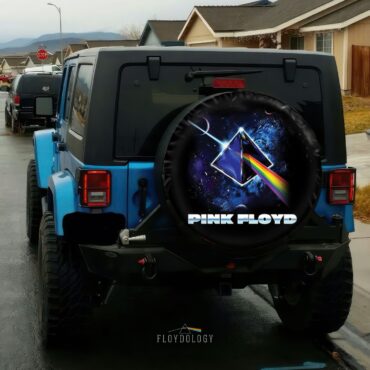 Pink Floyd Cosmic Prism Rainbow Galaxy Spare Tire Cover