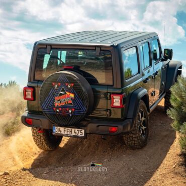 Pink Floyd Funkside The Dark Side Of The Moon Spare Tire Cover