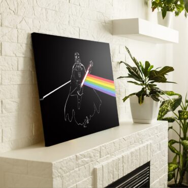 Darth Vader of The Moon Pink Floyd Canvas