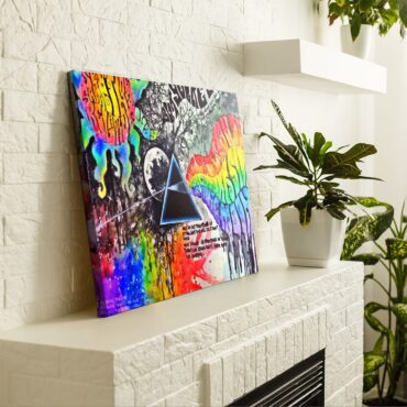 Ill see you on the Dark Side of the Moon Pink Floyd Canvas