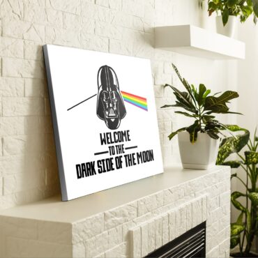 Welcome to the dark side of the moon Pink Floyd Canvas