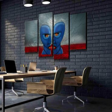 Pink Floyd Roses Division Bell Canvas