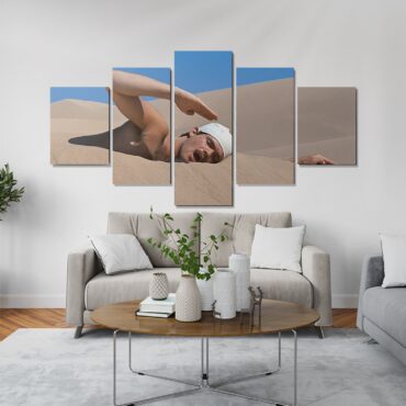 The Meaning of Half Life Desert Swimmer 1975 Pink Floyd Canvas
