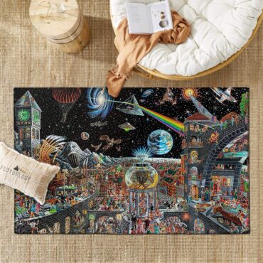 Echoes From The Darkside Of The Moon Pink Floyd Rug