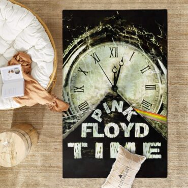Pink Floyd Time Art Rug