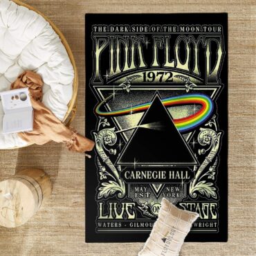 Pink Floyd DSOTM Tour Carnegie Hall 1972 New York Rug