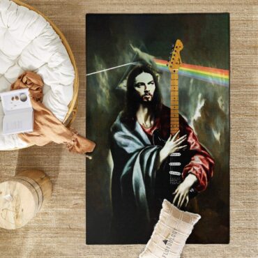 The Prophecy Of Prog David Gilmour Jesus Pink Floyd Rug