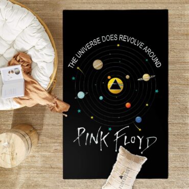 The Universe does Revolve Around Pink Floyd Rug